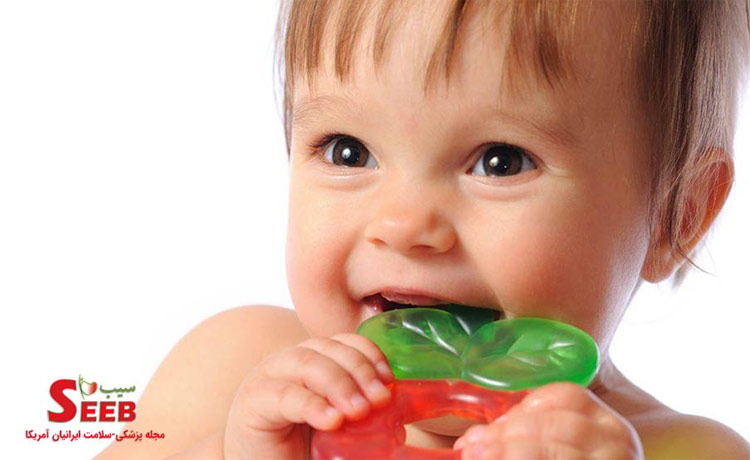 کاهش درد دندان درآوردن در کودک